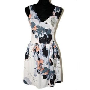 Love...ady Fit and Flare Floral Dress Size M